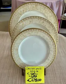 Servizio piatti 40 pezzi porcellana