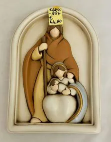 Cornice sacra famglia ceramica EGAN 20x28cm