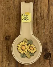 Poggiamestolo ceramica EGAN, dim 28x13x3h
