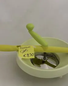 Passaverdure manuale plastica verde