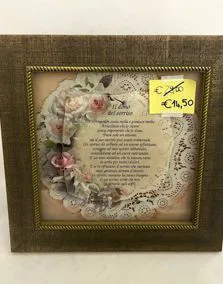 Quadro Sorriso 28x28cm