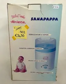 Sterilizzatore biberon a vapore ARIETE
