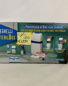 Portaspazzolini igienizzante BEGHELLI