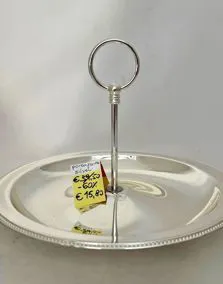 Portafrutta argento, Ø 28cm