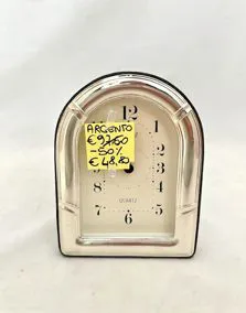 Orologio argento 13x17cm