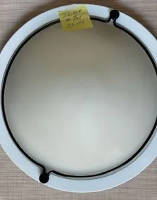 Plafoniera vetro bianco, Ø 50cm