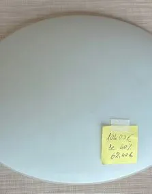 Applique vetro bianco, lunghezza 50cm