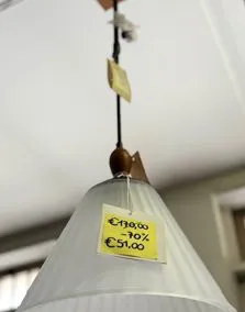 Lampadario vetro, Ø 34cm