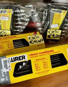 Set chiavi
