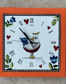Orologio EGAN collezione Cocoricò, dimenzioni 30x30cm