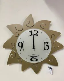 Orologio sole metallo color oro satinato Ø 50cm