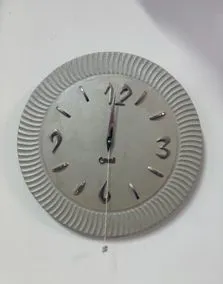 Orologio color argento Ø 40cm
