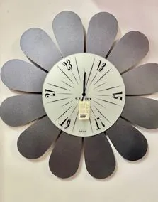 Orologio fiore in metallo Ø 60cm