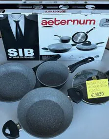 Batteria pentole antiaderenti Aeternum