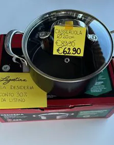 Casseruola Lagostina linea Desideria, misura 20cm