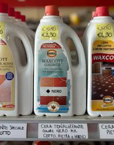 Detergenti e cere Madras per cotto, legno, pietra e marmo