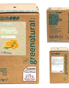 Detergente sfuso mani e corpo Menta & Arancio Greenatural