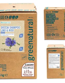 Docciashampoo sfuso Lino & Riso Greenatural