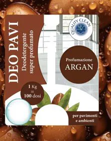 Deodetergente pavimenti profumato all'argan sfuso Quality Clean