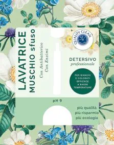 Detersivo lavatrice muschio bianco sfuso Quality Clean