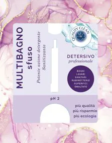Detergente sanitizzante multibagno sfuso Quality Clean
