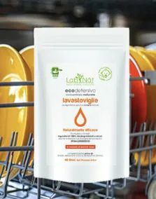 Ecodetersivo lavastoviglie in polvere arancia rossa LabNàt