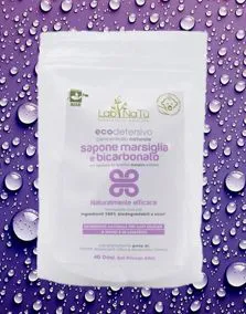 Ecodetersivo lavatrice in polvere sapone di Marsiglia e bicarbonato LabNàt